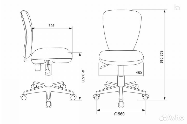 Кресло компьютерное детское Бюрократ KD-W10/26-32