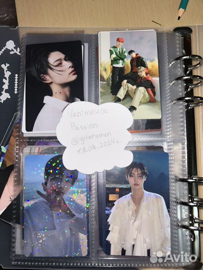 Карты к-pop stray kids enhypen