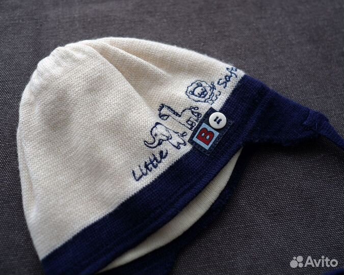 Шапочка вязаная детская