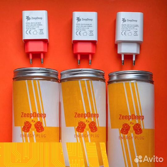 Зарядное устройство ZeepDeep EnergyPlug 2 USB X 2