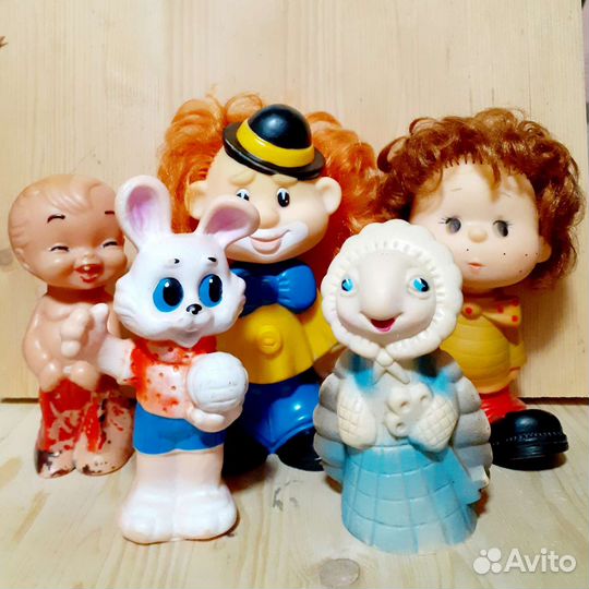 Советские резиновые игрушки