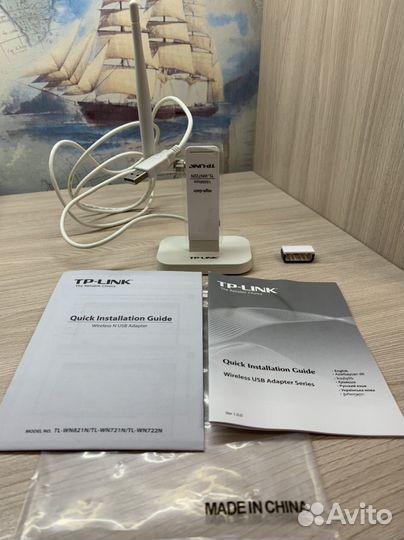 Wi-Fi адаптер TP-link TL-WN722NC беспроводной