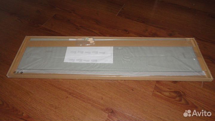 Икеа Полка Закаленное стекло 116 х 26 см экби