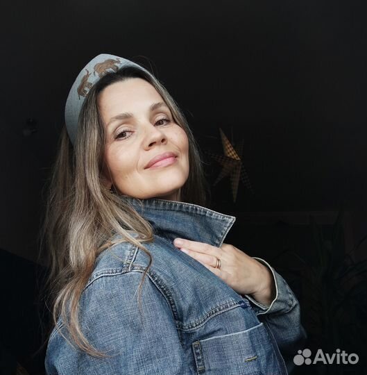 Кокошник Авторский джинс слон верблюд