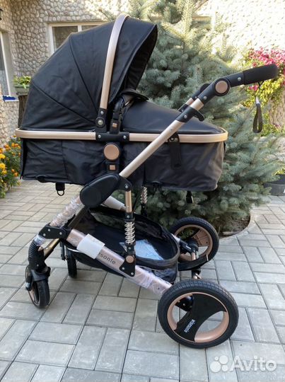 Коляска Wisesonly (чёрная)