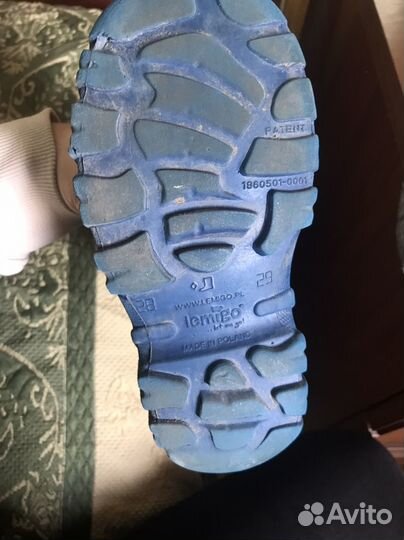 Детские резиновые сапоги