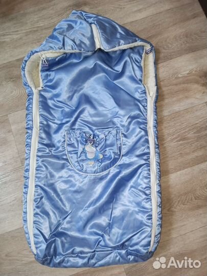 Конверт зимний на мальчика