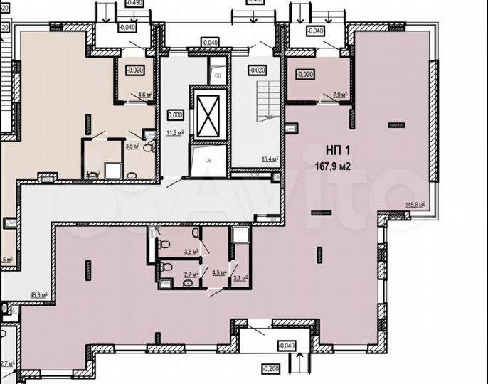 Свободного назначения, 167.9 м²