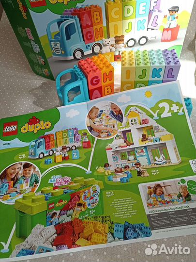 Lego duplo 10915 грузовик алфавит