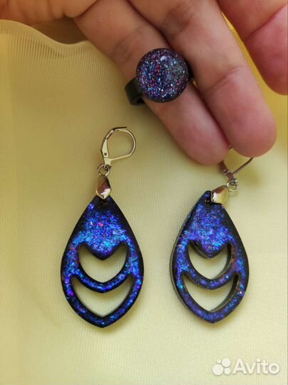 Серьги бижутерия