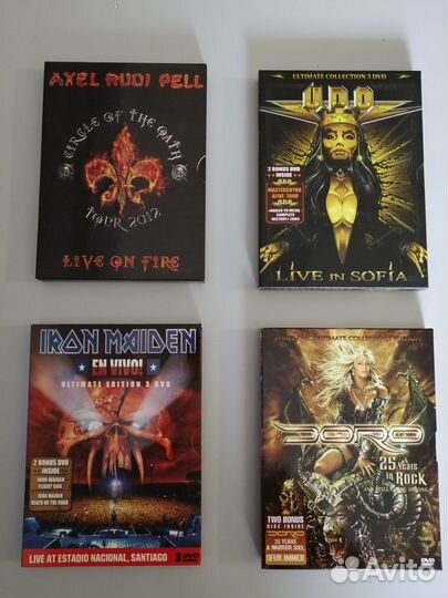 Продам коллекцию музыкальных DVD дисков