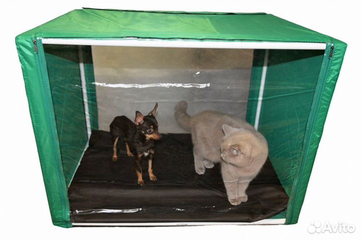 Клетка для кошки выставочная, разборная, с чехлом