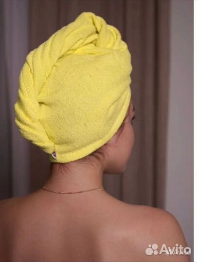 Банная чалма махровая