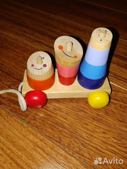 Развивающие игрушки деревянные пакетом
