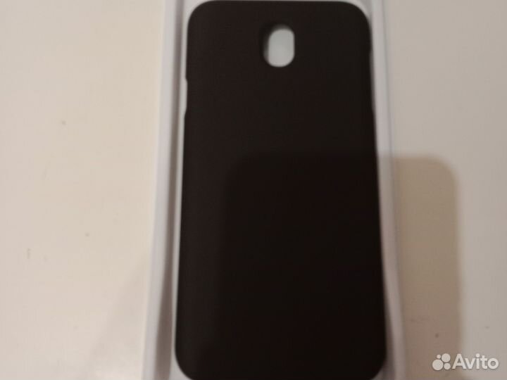 Чёрный матовый чехол на Samsung Galaxy J7. Новый
