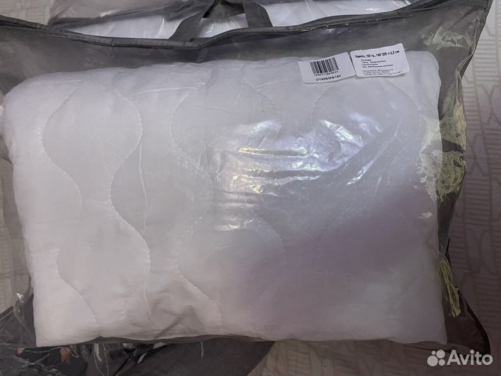 Новое одеяло облегченное 1.5 спальное