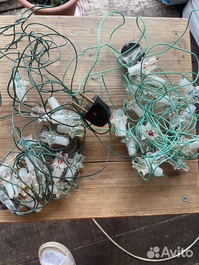 Гирлянда лампочки СССР