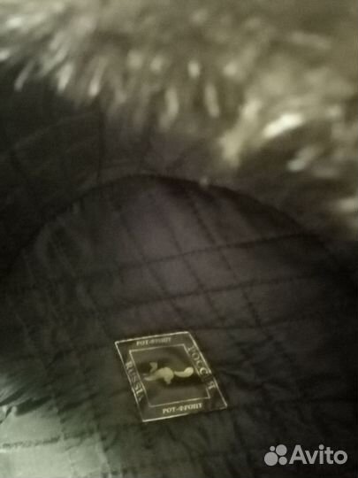 Норковая шапка мужская ушанка