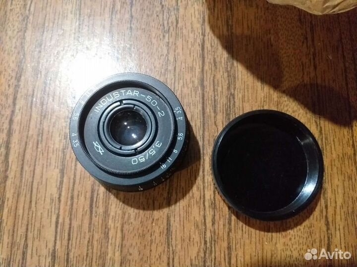 Фотообъектив industar-50-2 и кольца промежуточные