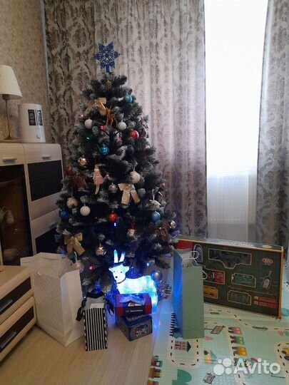 Ель искуственная заснеженная 160 см