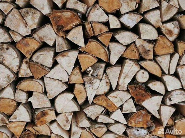 Дрова березовые. Колотые