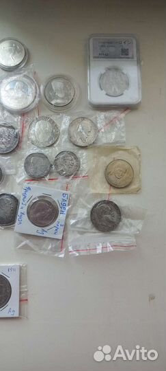 Коллекция Серебряных монет Оригиналы