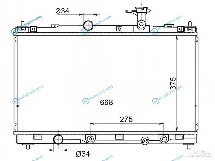 SK0011 Радиатор suzuki vitara 15- M16A