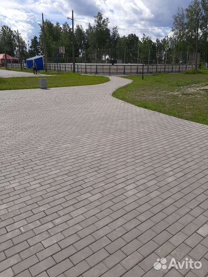 Укладка тротуарной плитки
