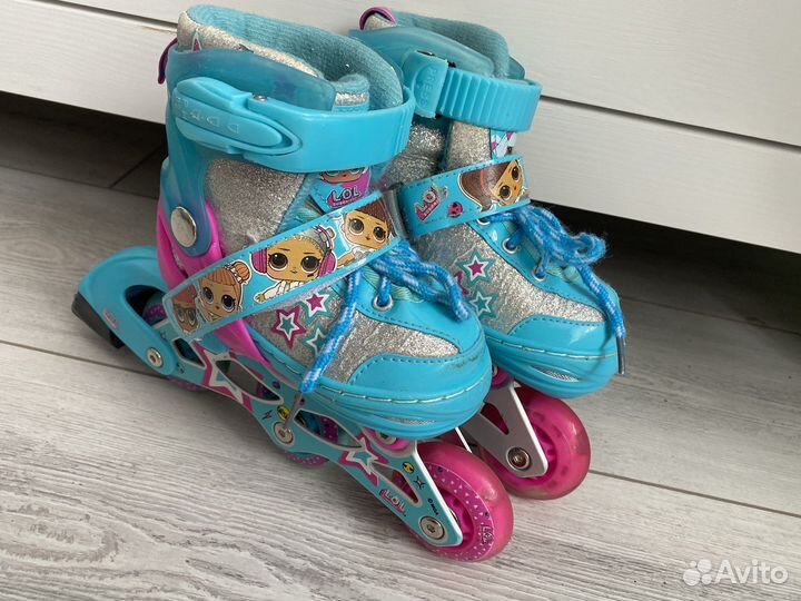 Ролики детские со световыми колесиками