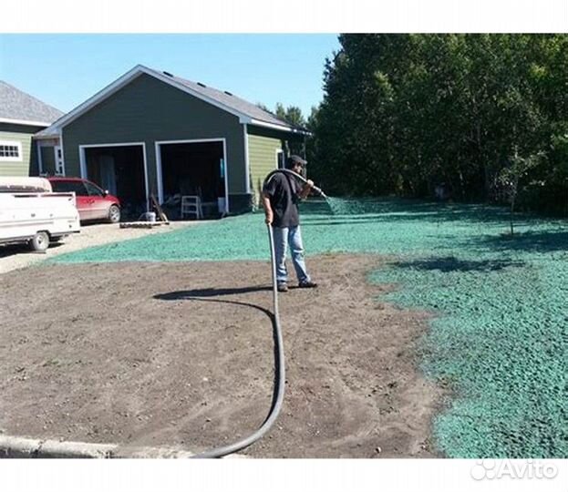 Гидропосев газона