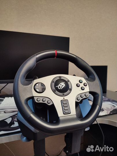 Игровой руль Dexp Wheelman Pro 900 градусов