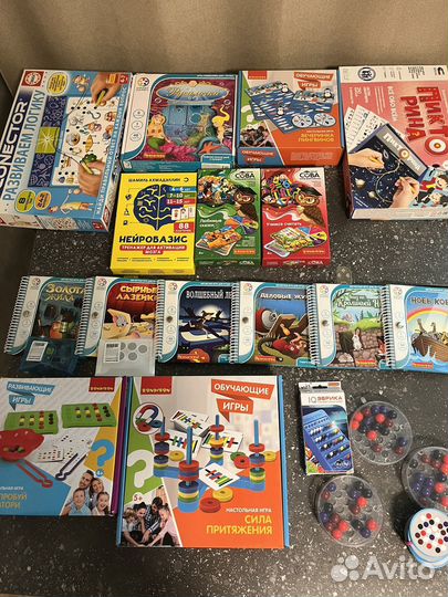 Прокат детские/семейные настольные игры