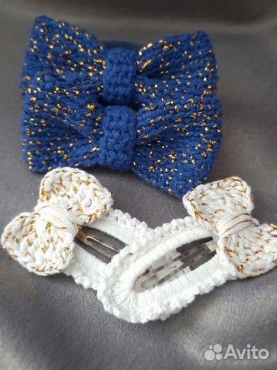 Вязаные резинки для волос