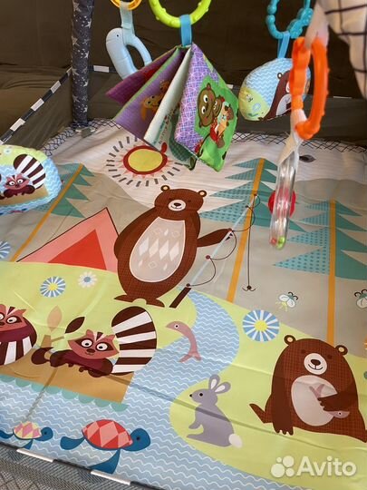 Развивающий коврик манеж для новорожденных