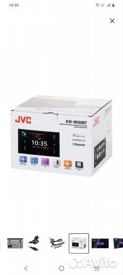 Автомагнитола JVC KW-M560BT