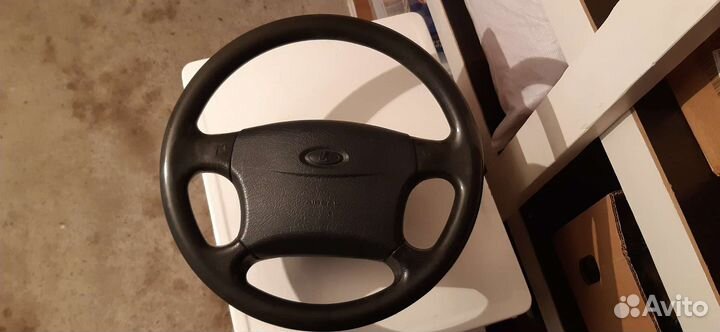 Руль с подушкой на priora 1