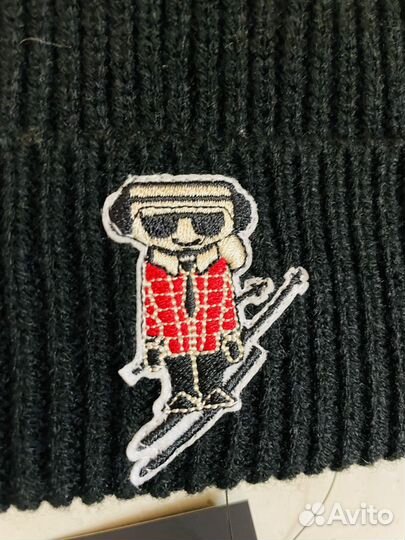 Шапка с логотипом karl lagerfeld paris