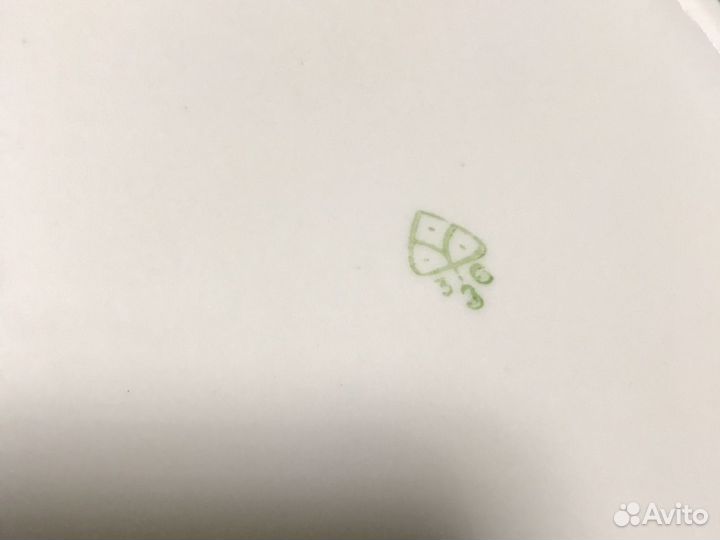 Блюдо большое овальное. Круглое блюдо. Селедочницы