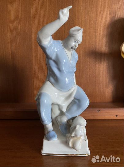 Статуэтка «Повар и кот», пзхк