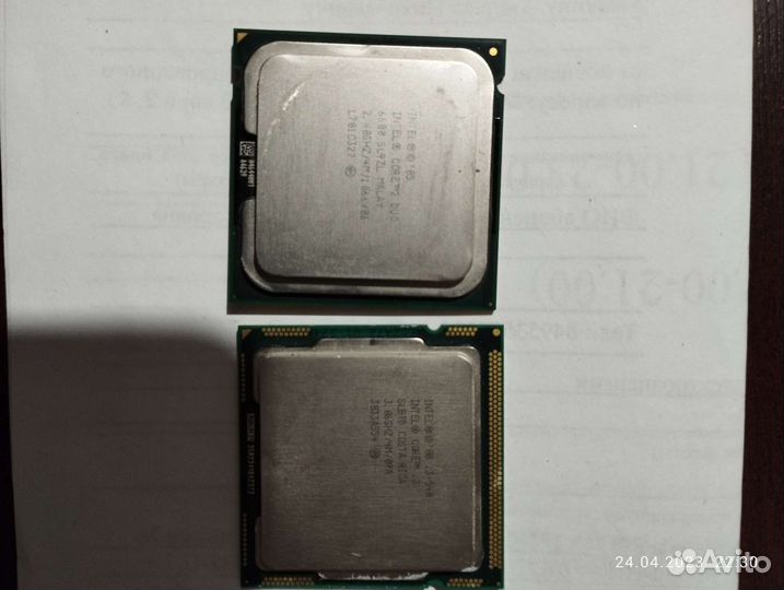 Четыре процессора intel-amd