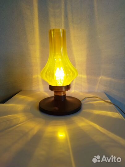 Лампа ночник Красный май СССР