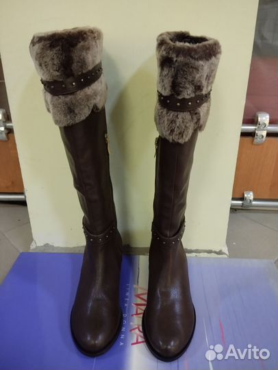 Сапоги женские,новые, 37, Италия, Mafra, осень