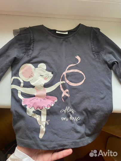 Костюм для девочки из хлопка 98-104см