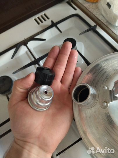 Чайник алюминиевый со свистком СССР