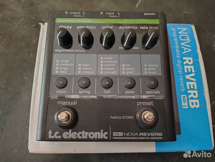 Гитарный эффект - TC Electronics Nova Reverb NR-1