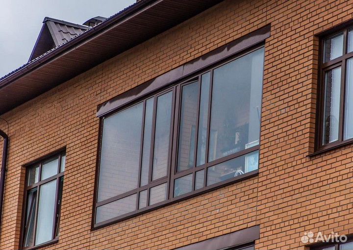 Остекление дома пластиковыми окнами