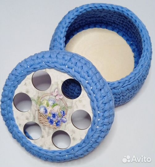 Пасхальная корзина ручной работы