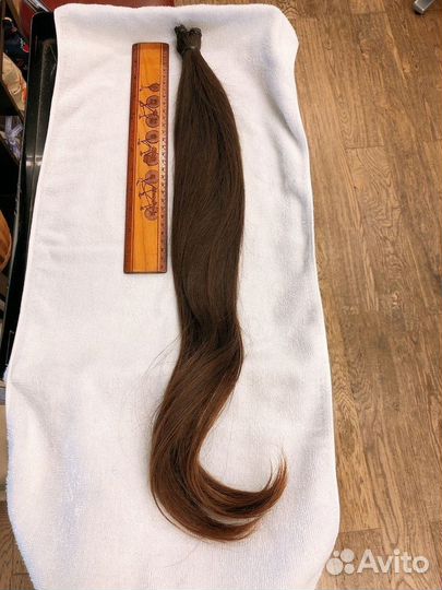 Волосы натуральные срез
