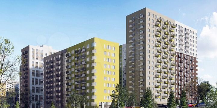 3-к. квартира, 67,6 м², 4/17 эт.