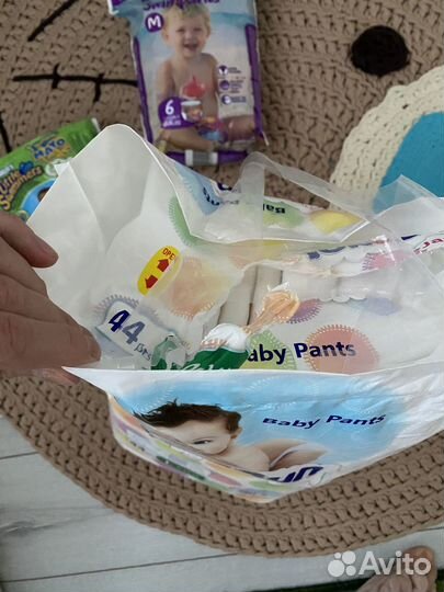 Трусики yokosun L, Libero М и Huggies для плавания